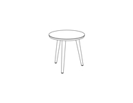 Round End Table