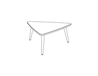 Triangle Coffee Table