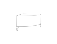 Quarter Round Ottoman