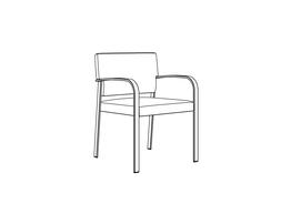 Side Chair / Rounded Arm