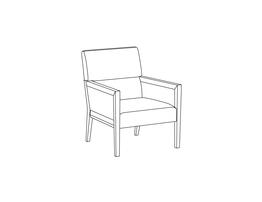 Lounge Chair With Closed Arms