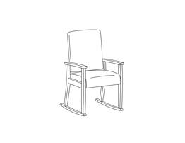 Rocking Chair / Urethane Arms