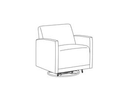 Evolve Lounge Glider / Fully Upholstered