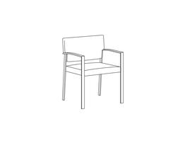 Side Chair Powder Coated