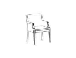 Closed Arm Side Chair