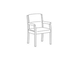 Open Arm Side Chair