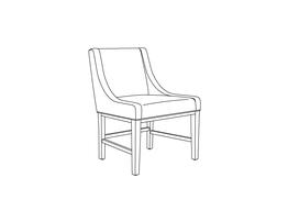 Low Back Dining Chair - Armless