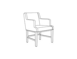 Low Back Dining Chair - Armed